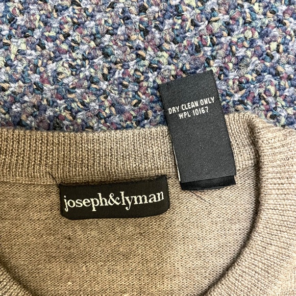 Joseph & Lyman Men’s Tan Wool Sweater Size XL - Picture 6 of 11